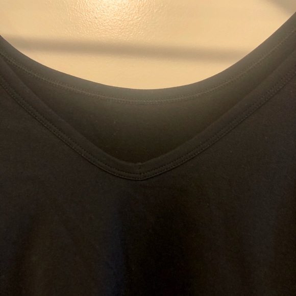 Black reversible leotard style top. - Picture 2 of 5